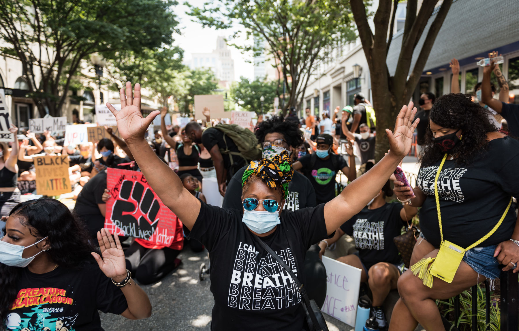 Black Lives Matter March Saturday Afternoon